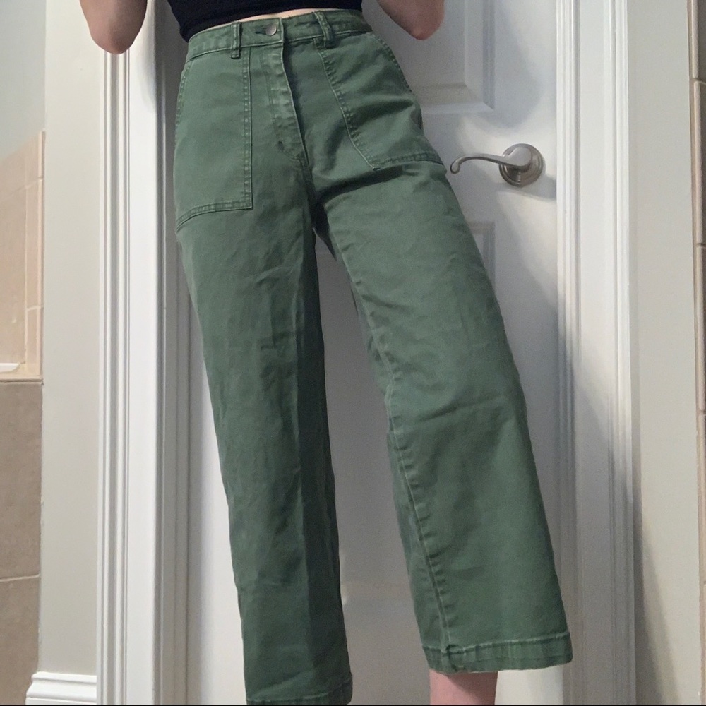 Army Green Cargo Pants